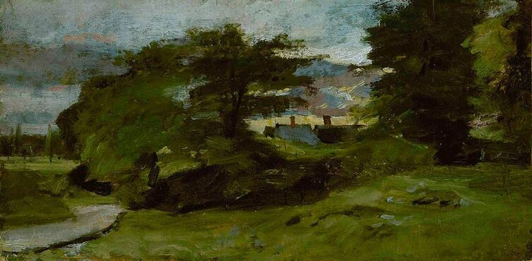 Paysage avec cottages - John Constable 