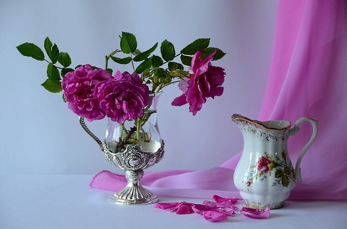Bouquet de fleurs en vase 10