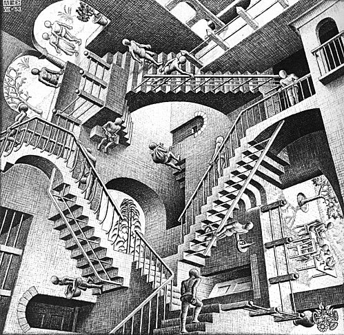Etrange - Gravure de Mauritz Cornelis Escher - www.postershop.fr