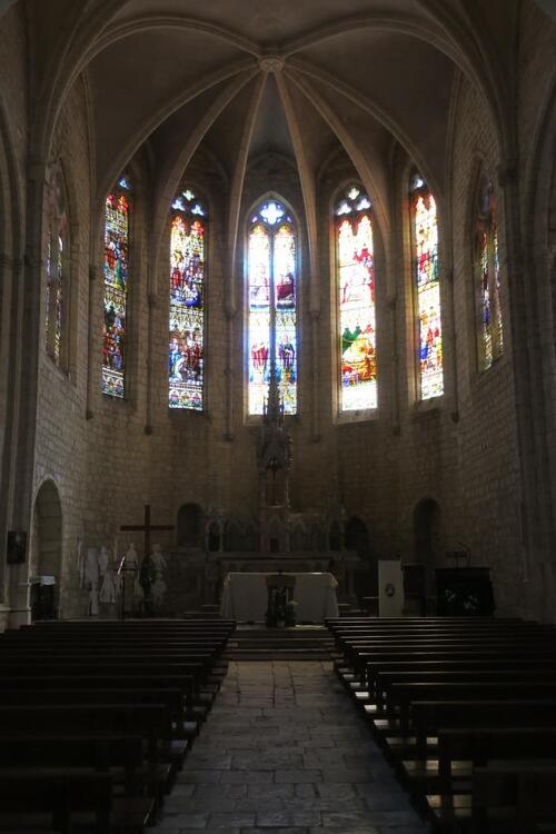 L'église Saint-Hilaire à Montcuq