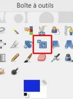 GIMP - Outil de mise à l'échelle