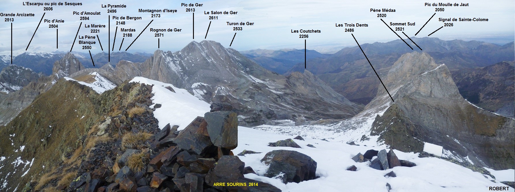 Plus Haut Sommet Des Pyrenees Atlantiques Sommets de 2000 mètres et plus dans les Pyrénées-Atlantiques - Robert et  les Pyrénées