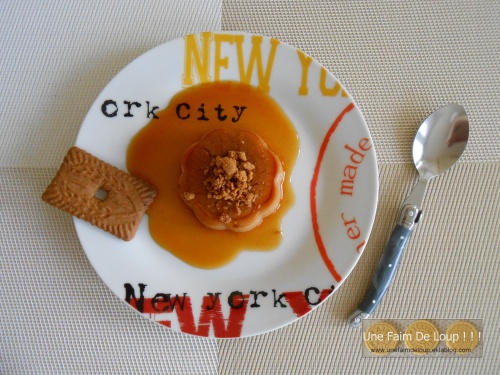 Flan au speculoos