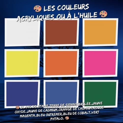 Dessin et peinture - vidéo 3335 : Comment peindre les arbres en automne ? - acrylique ou huile.