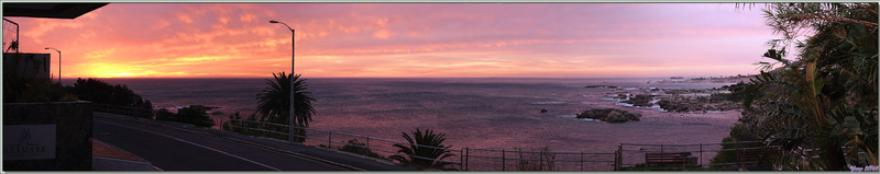 Cadeau de départ de la part de l'Afrique du Sud : un très beau coucher de soleil - Camps Bay - Le Cap
