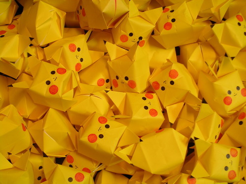 Des pokémons en origami
