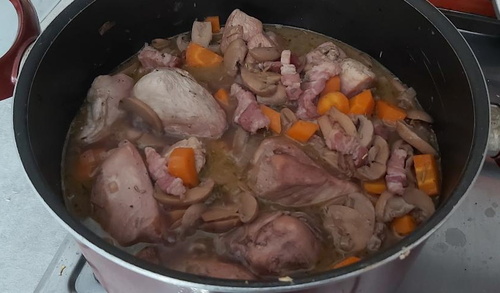 Un Bourguignon de Poulet