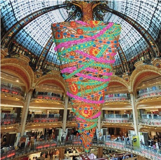 Les Galeries Lafayette : lancement des vitrines de Noël 2014 ! 