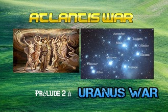 Peut être une image de texte qui dit ’ACLANCIS WAR Așterope Maia Taygela Celaeno Alcyone Pleione* Electra Atlas Merope PRéLUDE 2 2à a URANUS WAR’
