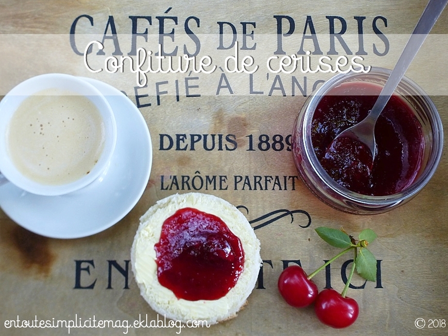 Confiture de cerises