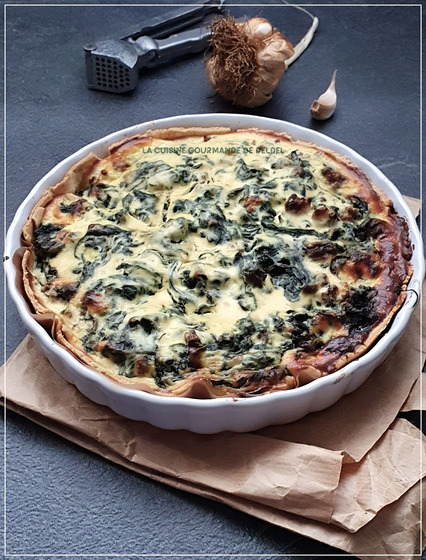 TARTE BŒUF,ÉPINARDS ET RICOTTA