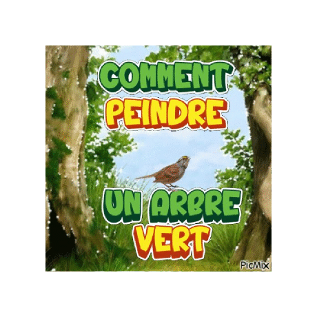 Dessin et peinture - vidéo 4153 : Comment peindre un arbre vert (les 7 secrets pour la réalisation) ? - huile ou acrylique.
