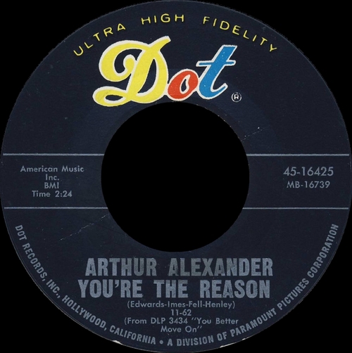 Arthur Alexander : Album " You Better Move On " Dot Records DLP 25434 [ US ]