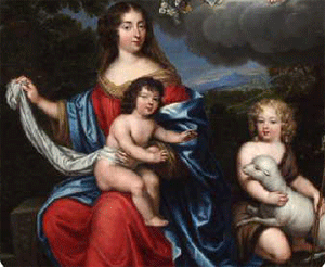 Mme de Maintenon avec le comte de Vexin et le duc du Maine (Pierre Mignard)