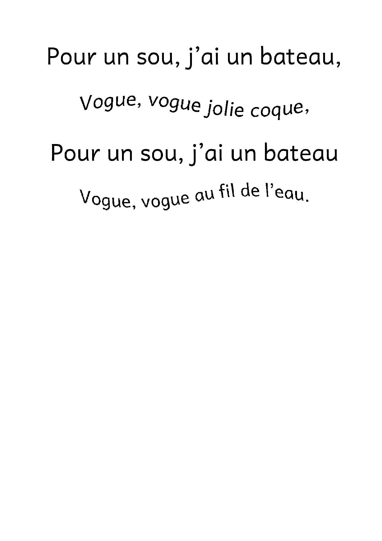 Le Bateau De Monsieur Zouglouglou Exploitation Maternelle le bateau de monsieur Zouglouglou - la maternelle de Camille