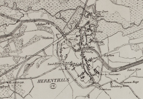 Herentals (Vandermaelen, 1846-1854)(geopunt.be)