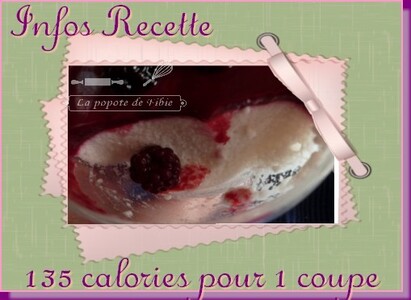 Mousse coco aux fruits rouges 