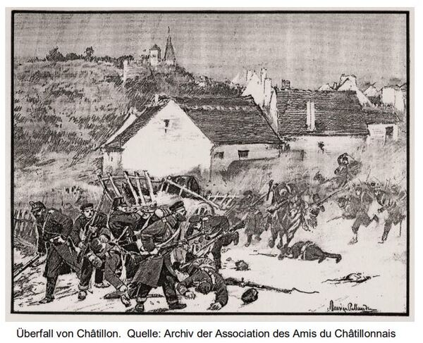 "La surprise de Châtillon" ...vue du côté prussien !