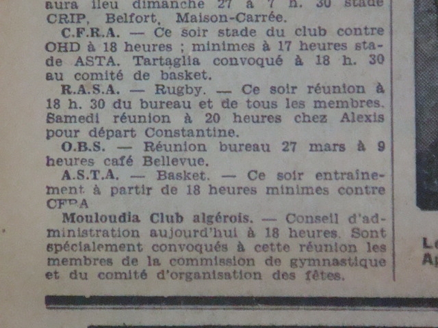 mca gymnastique
