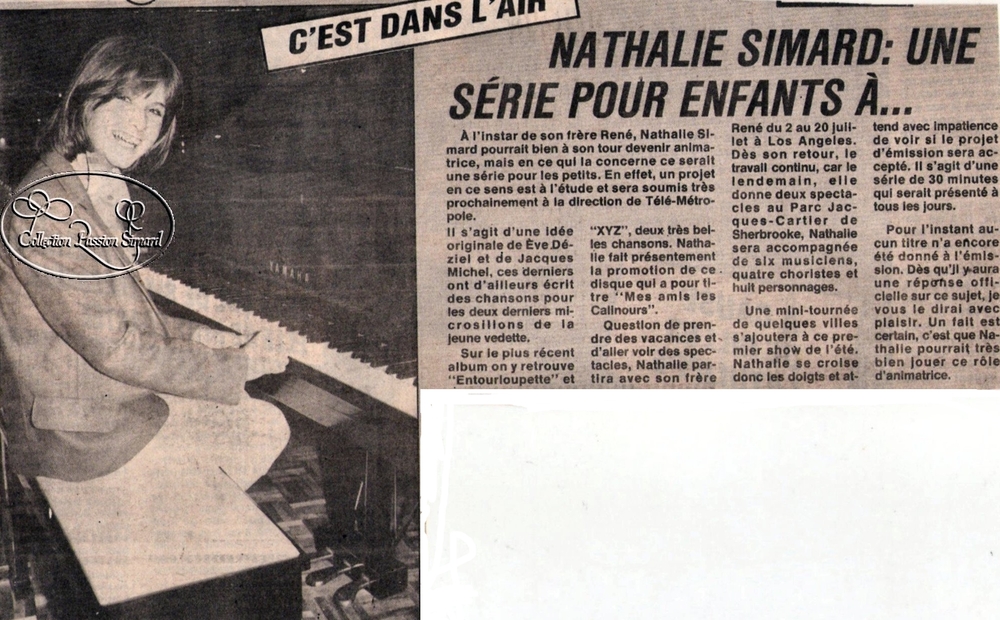 Retour dans le passé de René Simard, Nathalie Simard et Régis Simard