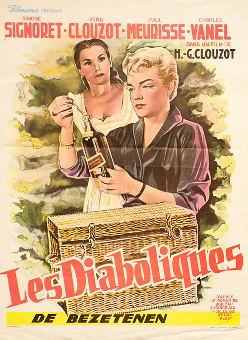 LES DIABOLIQUES - SIMONE SIGNORET BOX OFFICE 1955
