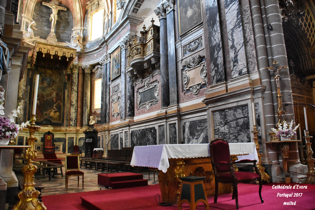 Cathédrale-basilique Notre-Dame-de-l'Assomption d'Évora/Portugal 2017 - 2