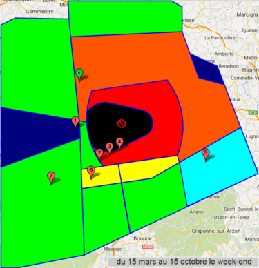 Carte TMA