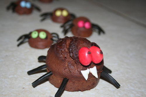 PETITS SPIDERS POPS CAKES