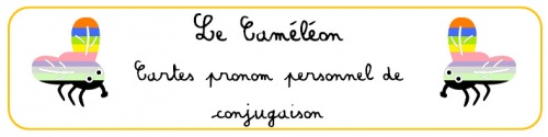 Le Caméléon - jeu de conjugaison