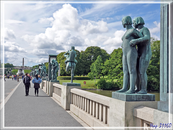 Parc de sculptures Gustav Vigeland (Installation Vigeland) - Oslo - Norvège