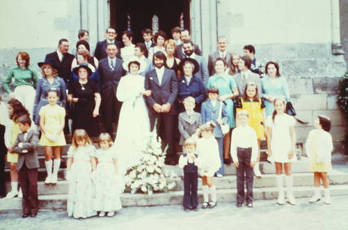 1973 le 13 juillet MARIAGE DE PATRICK et TANTE ROSELYNE