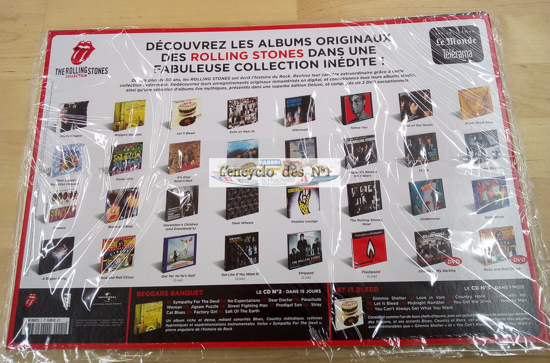 N° 1 The Rolling Stones collection - Lancement - L' encyclo des N° 1