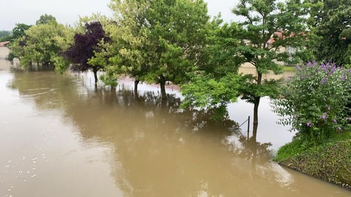 Inondation à Givry Juillet 2021