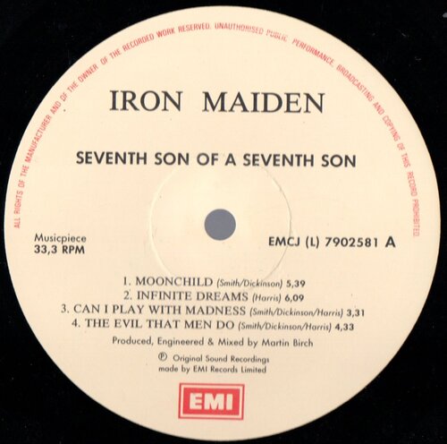 Ajout LP: Seventh son of a seventh son