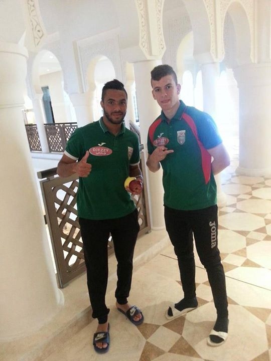 Hichem cherif el ouezani et oussama chita à tlemcen en stage