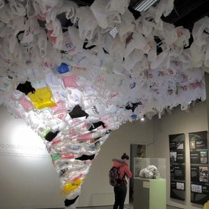 Plastic Bag Tornedo by Ann Sauvageau