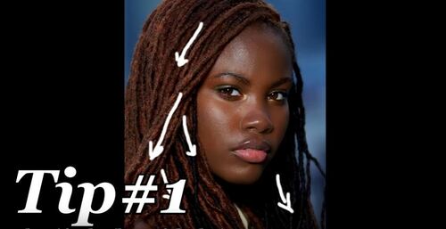 Dessin et peinture - vidéo 3107 : Comment peindre un visage d'origine africaine  (cheveux et dreadlocks) 2/2 ? - huile ou acrylique.