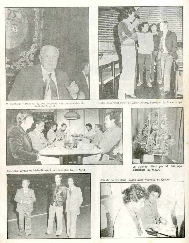 N° 7 Avril-Mai 1977 Le Doyen spécial Tournoi Real Madrid avec Argentine, Iran et MCA