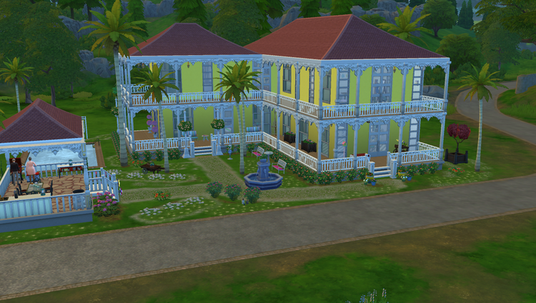 Sims 4 La villa créole 