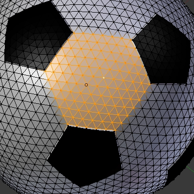 Agrandissement de la sélection avec la commande Ctrl +