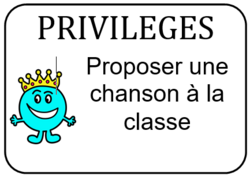 Les cartes privilèges 