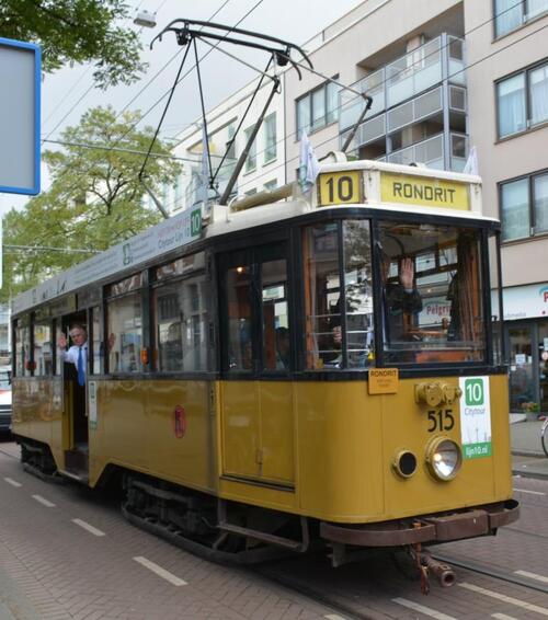 Trajet du tram historique n° 10 à Rotterdam