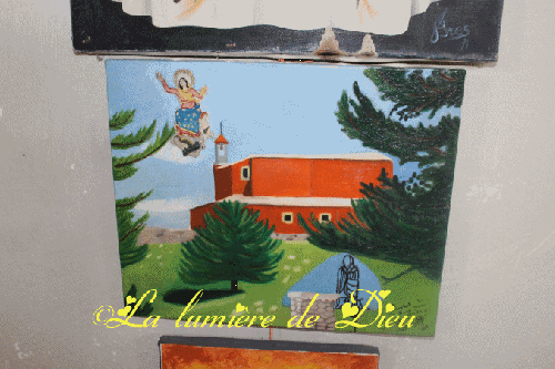 La Madone d'Utelle, le cloître de la chapelle