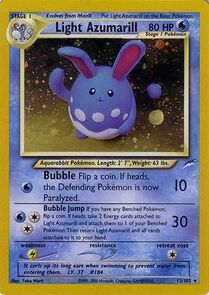 Azumarill lumineux Wizard of the Coast Neo Destiny