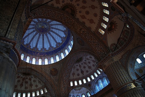 La Mosquée Bleue - l'intérieur - 