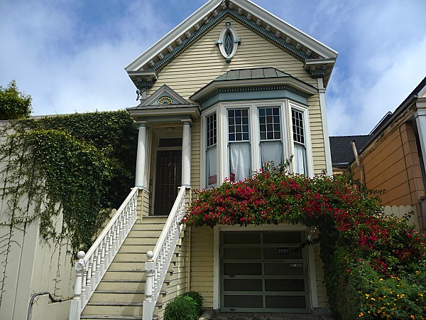 San Francisco Castro Maison bougainvilliés