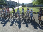 Première séance de vélo