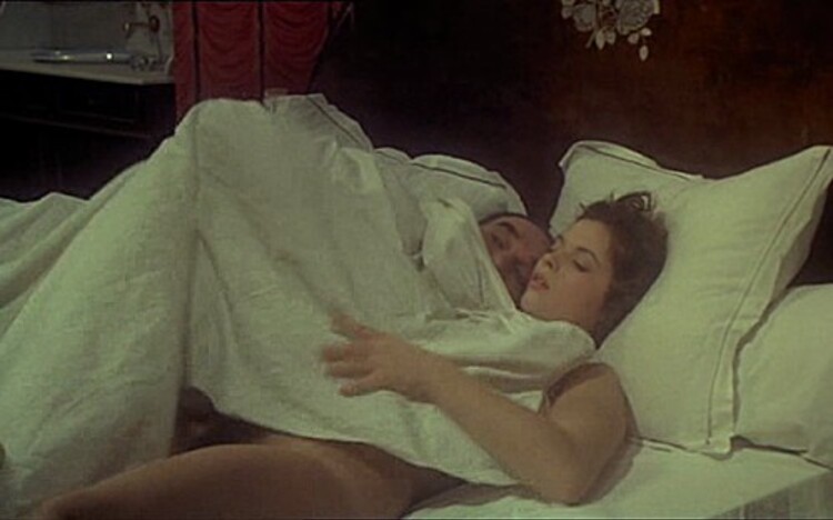 ROMY SCHNEIDER - MICHEL PICCOLI - LE TRIO INFERNAL - 1974