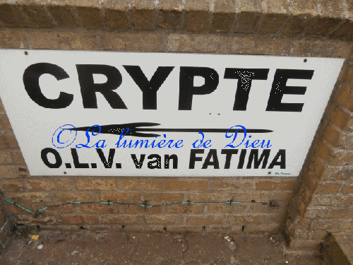 La Panne : Crypte Notre-dame de Fatima