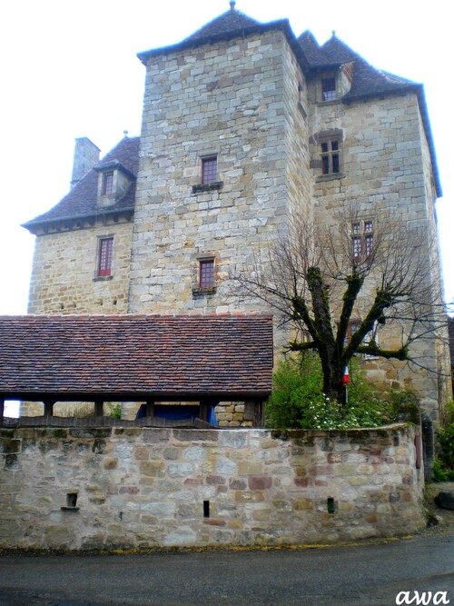 Curemonte en Corrèze : Carte de France de Canelle